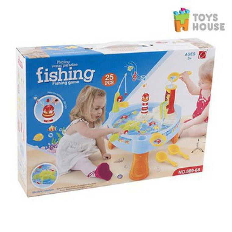 Đồ chơi câu cá cho bé có đèn nhạc Toys House 889-68: Phát triển vận động tinh và tư duy xã hội