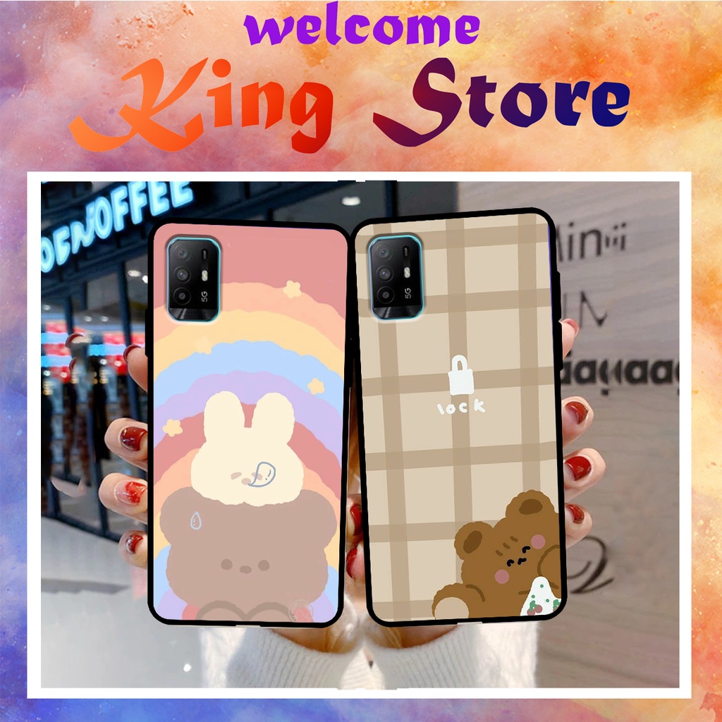 [FreeShip ExTra] Ốp lưng Oppo A94/Oppo A94 5G/Oppo A95/Oppo A95 5G in hình gấu dễ thương, giá cực tố