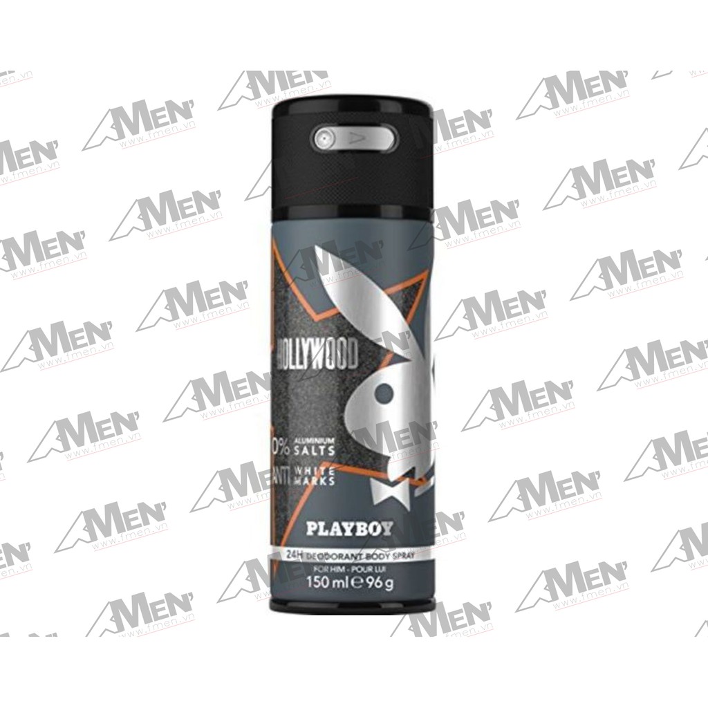 Xịt Khử Mùi Playboy Hollywood 150ML