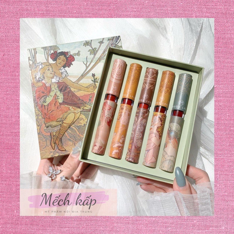[MUGE LEEN] set 5 cây son love story siêu hot