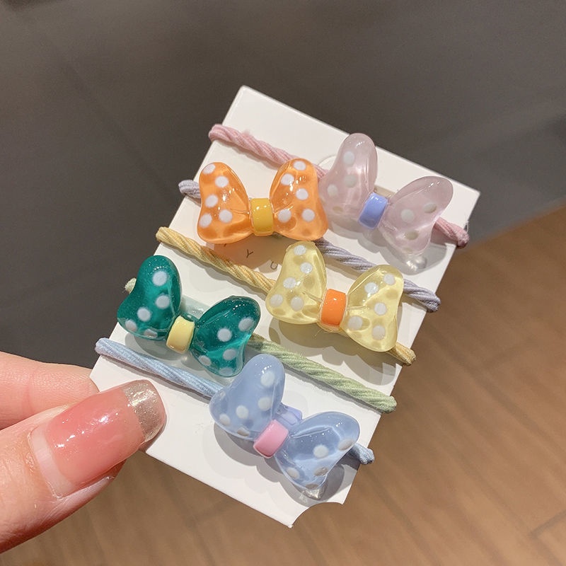 Dây Buộc Tóc Cao Su Họa Tiết Hoạt Hình Phong Cách Hàn Quốc Đáng Yêu Dành Cho Trẻ 2022