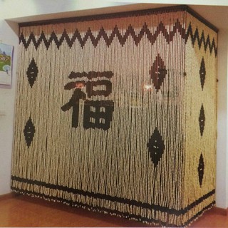 Rèm hạt gỗ cao cấp 2.2mx 1.7m của khách