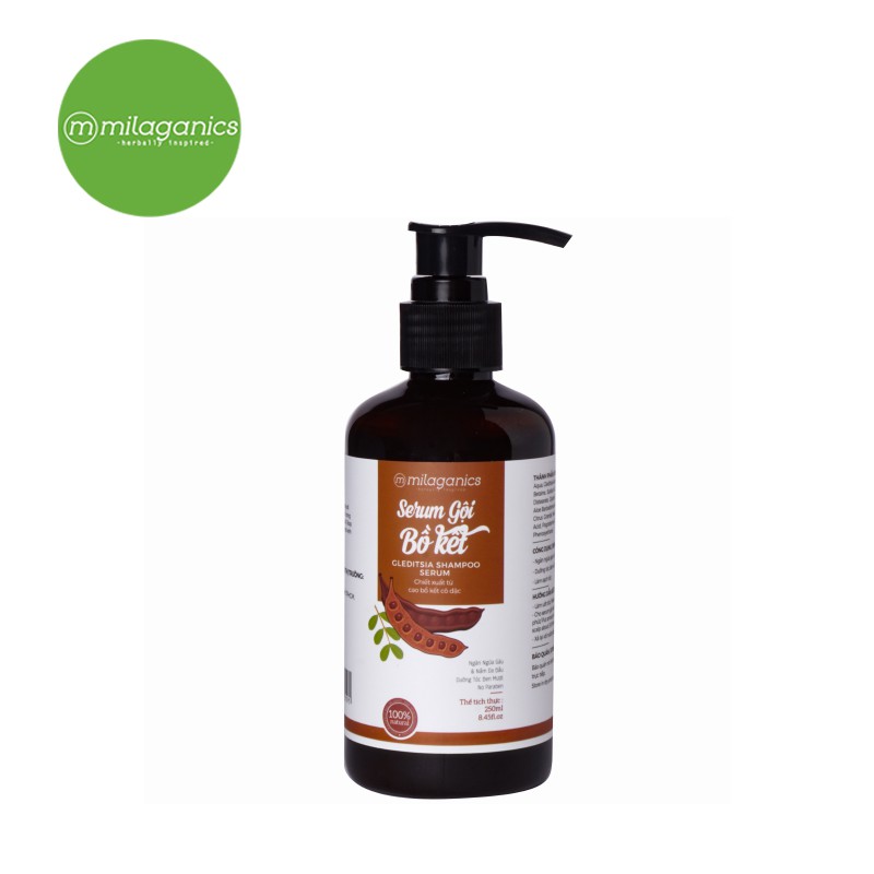 Serum gội bồ kết Milaganics 250ml | BigBuy360 - bigbuy360.vn