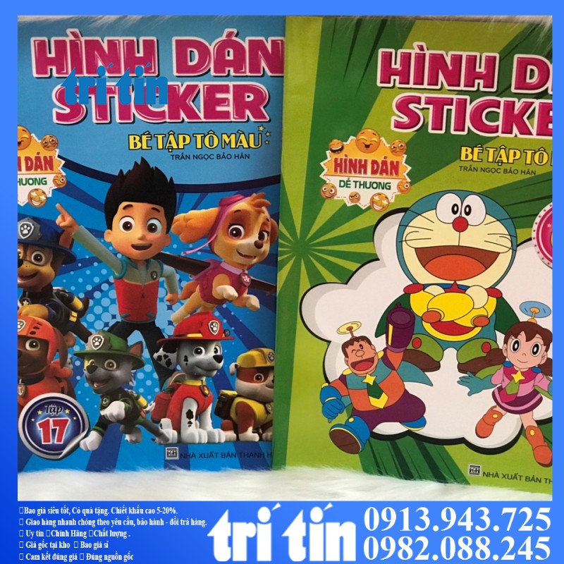 Tập Tô Màu Cho Bé Yêu Thỏa Thích Sáng Tạo CÓ STICKER.