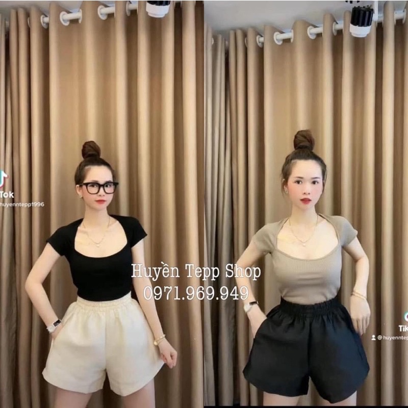 Quần sooc Bigsize Gấm Tacta mặc bốn mùa giá siêu mềm (60-90Kg) MS75