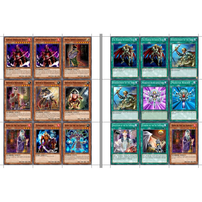 Bộ bài Six Samurai