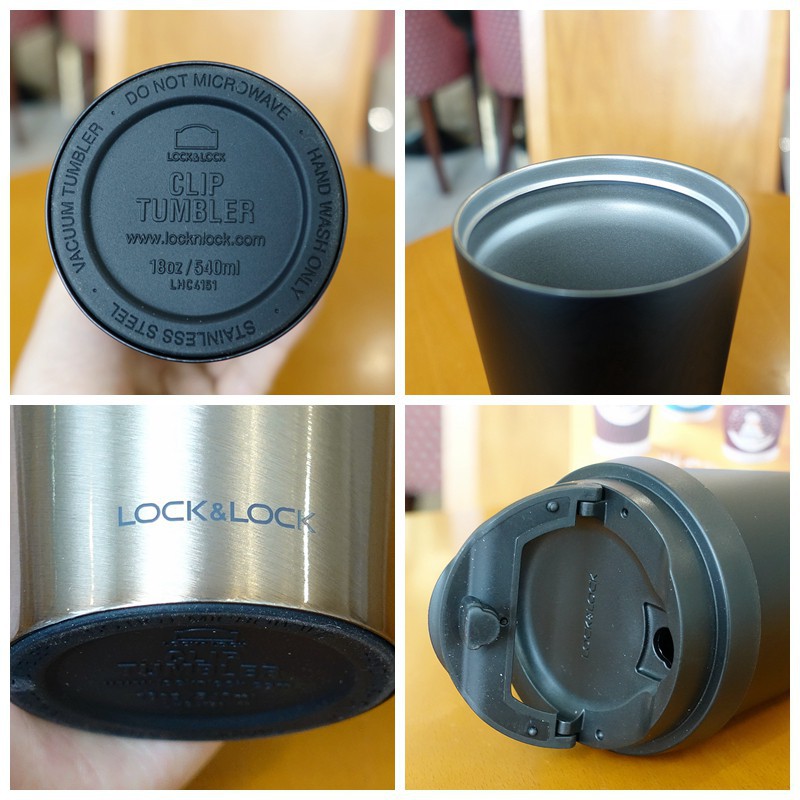 Ly Giữ Nhiệt Bằng Thép Không Gỉ Lock&Lock Clip Tumbler (540ml) LHC4151