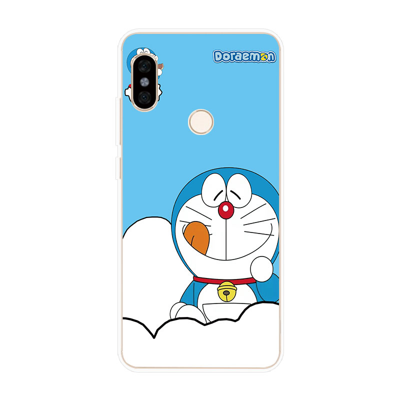 Ốp lưng TPU mềm Xiaomi Redmi Note 4 4X 5A Prime 5 6 Pro Doraemon hoa văn