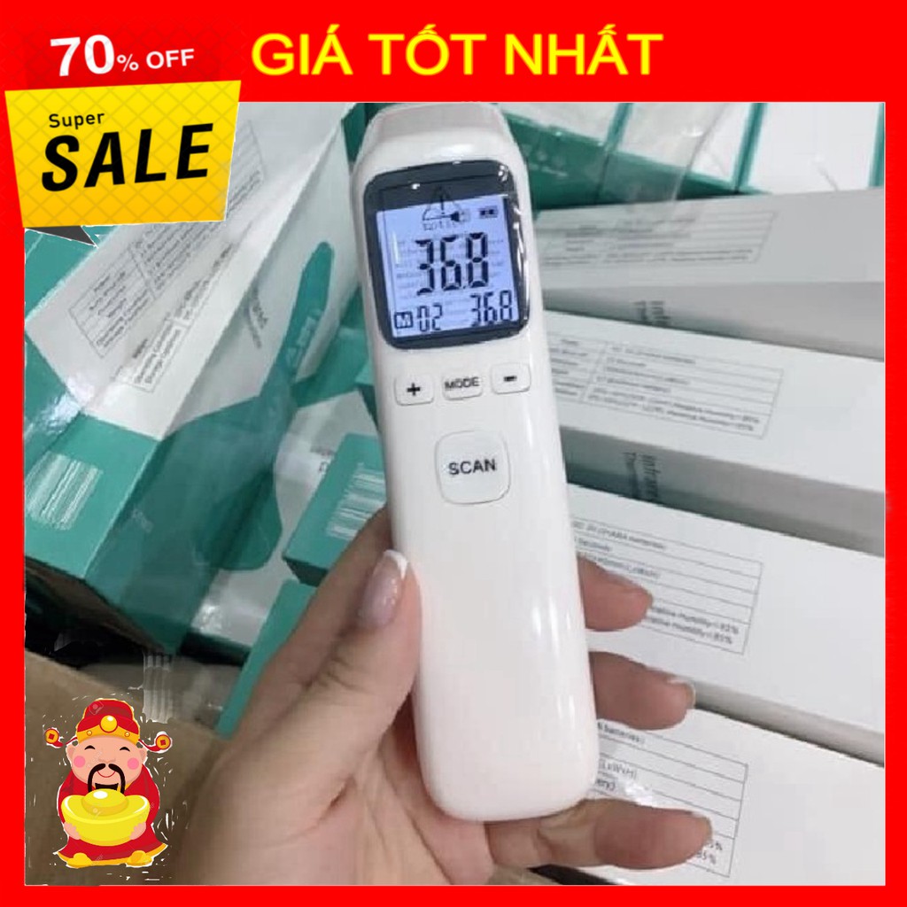 [ GIÁ TỐT NHẤT ]  Nhiệt kế hồng ngoại cầm tay đo trán không tiếp xúc độ chính xác cao trong 1 giây, 2 chế độ, có kèm pin