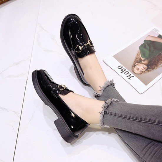 Giày Oxford Thời Trang Nữ Da Bóng Hit Hot OX2 | BigBuy360 - bigbuy360.vn