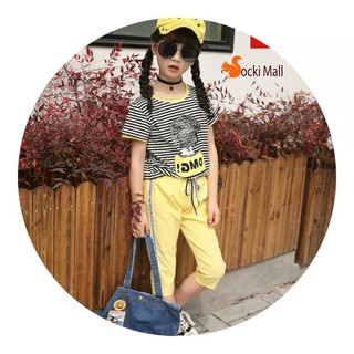 [FREESHIP](Loại 1) Thời trang trẻ em - Đồ bộ bé gái, kiểu quần lửng thời trang - Socnaukids.