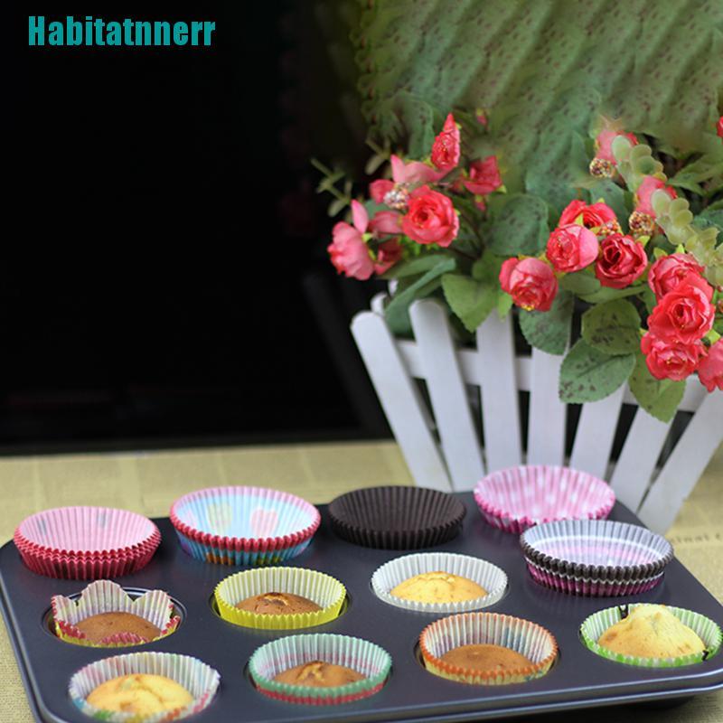 Set 100 Cốc Giấy Đựng Bánh Cupcake Phong Cách Giáng Sinh