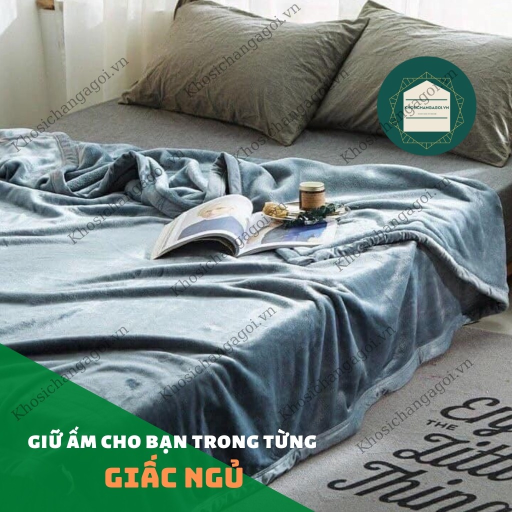 Chăn lông thỏ BLANKET dùng 4 mùa hàng Xuất Nhật cao cấp