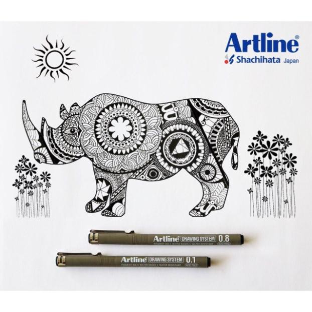Bút vẽ kỹ thuật Artline / Bút line đi nét chuyên nghiệp Artline