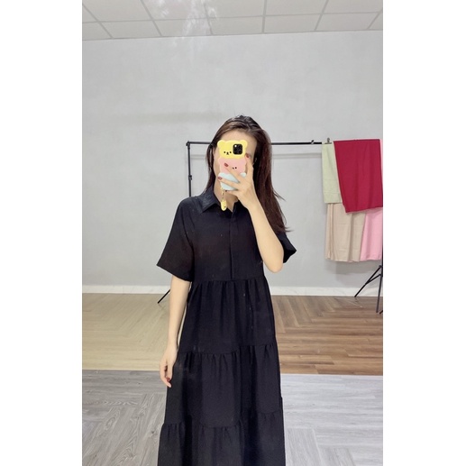 Váy baby doll dáng dài