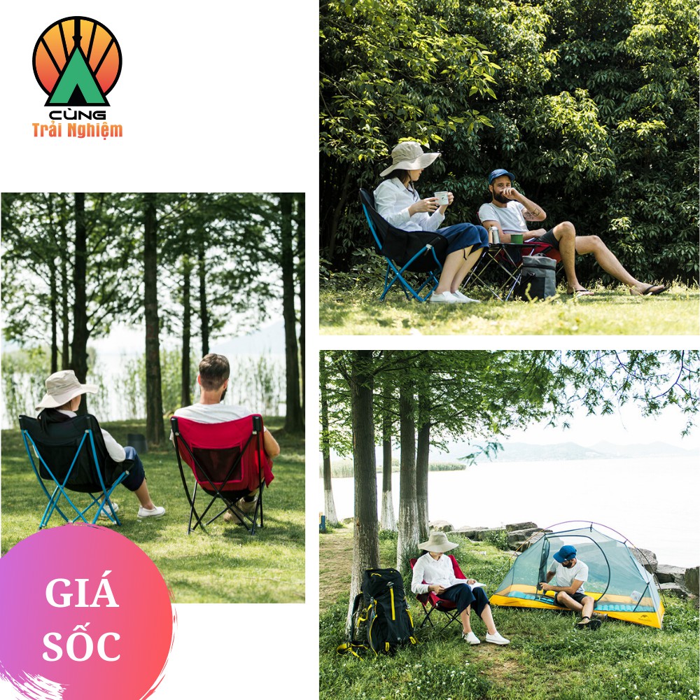 [CHÍNH HÃNG] Ghế Xếp Cầm Tay Siêu Nhẹ Cho Du Lịch Picnic Dã Ngoại Đọc Sách Câu Cá NatureHike NH18X004-Y