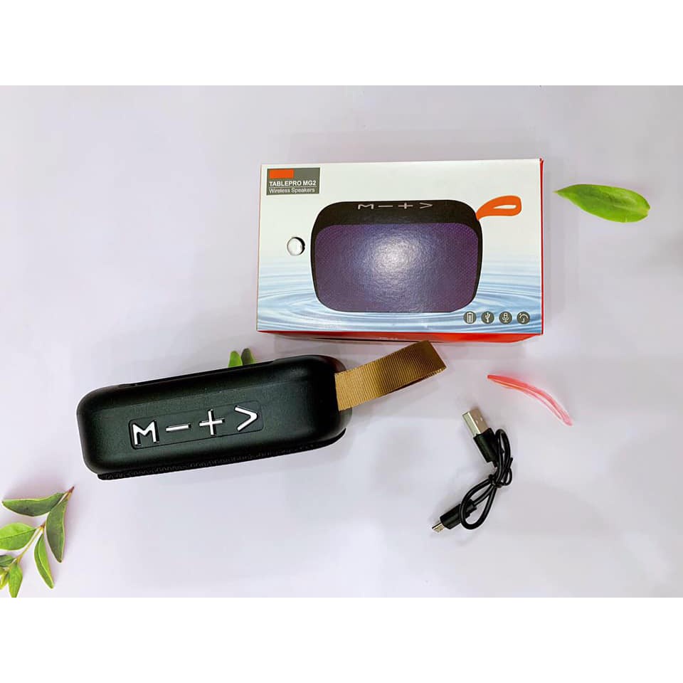 Loa bluetooth mini MG2 - Loa mini giá rẻ, cầm tay nhỏ gọn, nghe nhạc không dây, cắm USB , thẻ nhớ Gutek TABLEPRO MG2