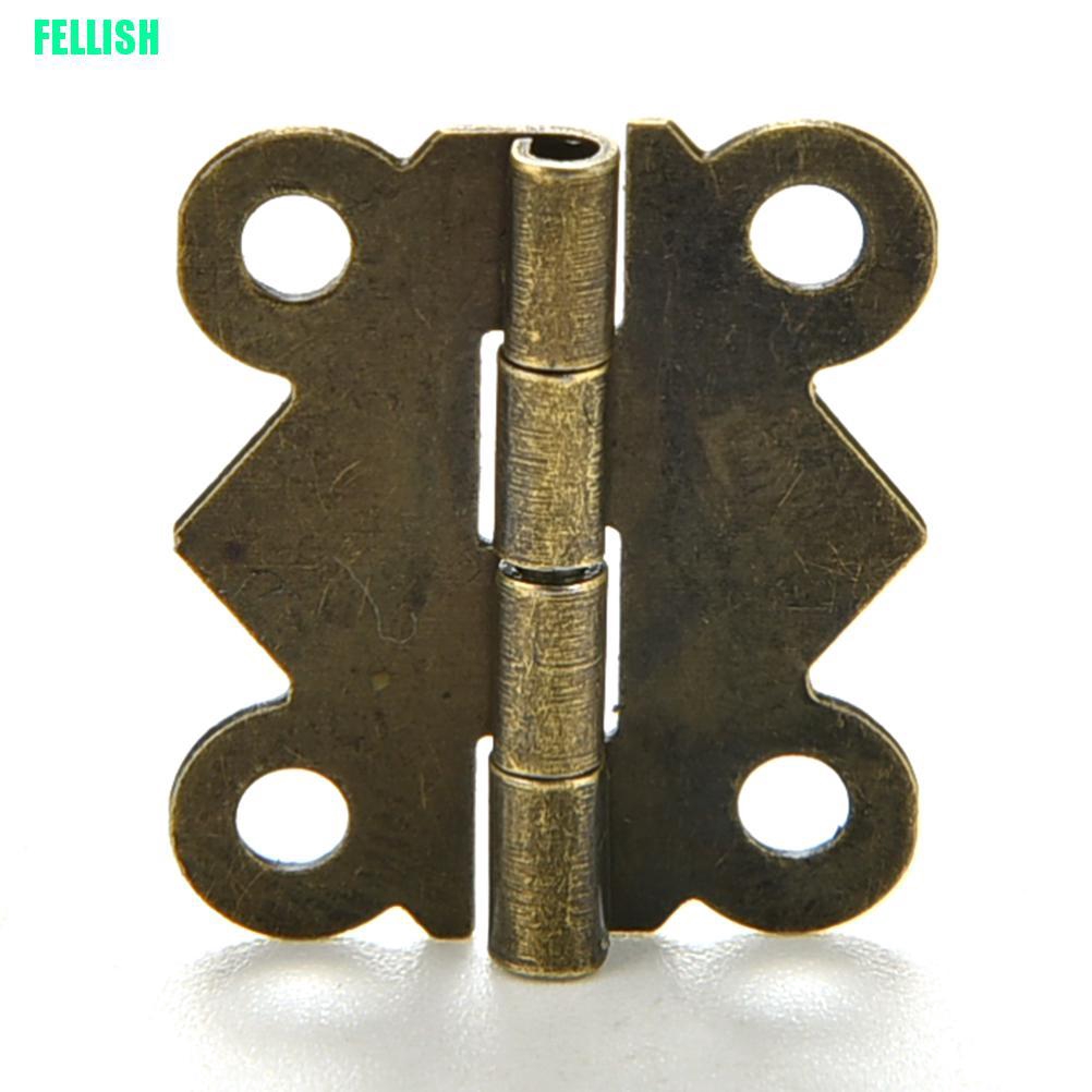 Bộ 10 / 20 Bản Lề Mini Hình Bướm Phong Cách Vintage