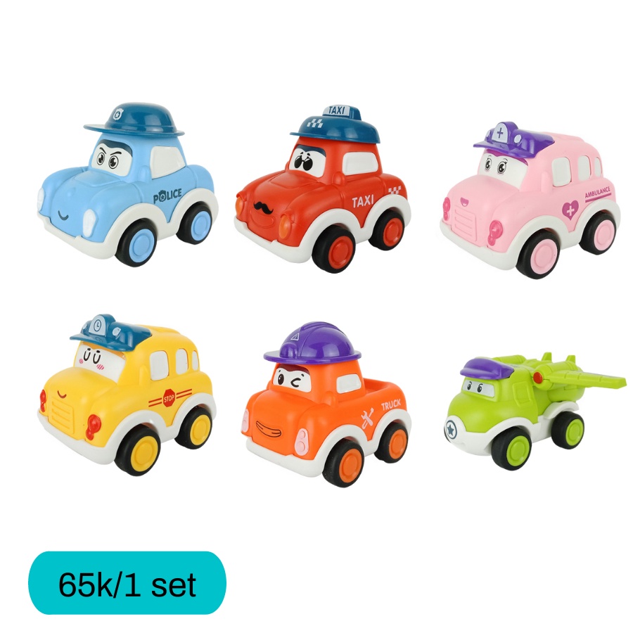 Set 6 xe + máy bay sắc màu SP068288