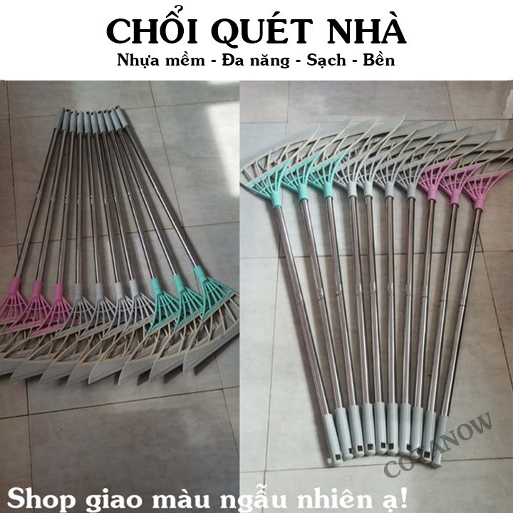 Chổi Quét Bụi Silicone 2 Trong 1 Đa Năng Có Thể Gấp Gọn Tiện Dụng