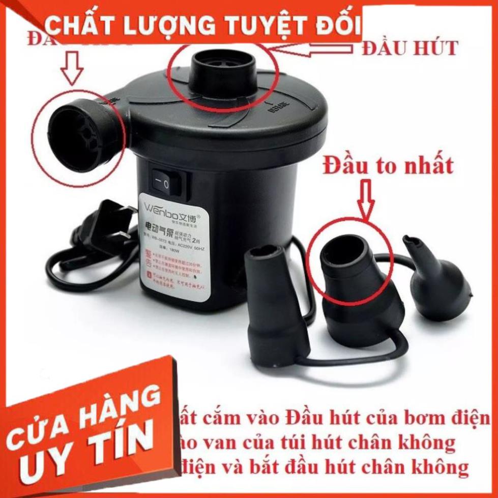 [ Bán Lẻ Giá Sỉ ] Bơm Điện Cầm Tay 2 Chiều 220V, Bơm Hút Chân Không, Bơm Bể Bơi, Bơm Ghế Hơi