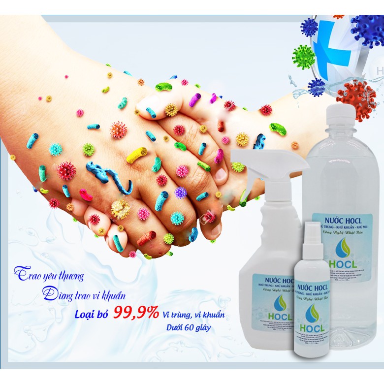 Nước khử trùng sát khuẩn HOCL 100ml