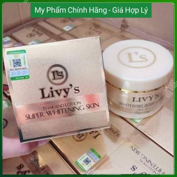 Kem body Livy’s Thái Lan chính hãng trắng