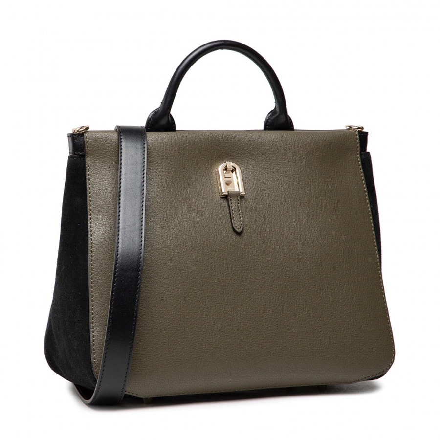 Túi Nữ FURLA Palazzo S Tote Vitello Milos Suede Vitello Sorrento