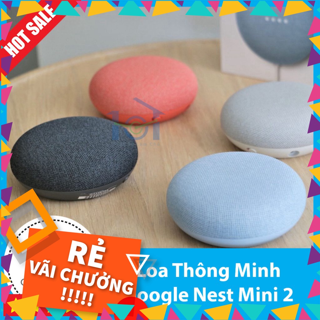 Loa thông minh Google Nest Mini - Google Home mini Gen 2 tích hợp trợ lý ảo, chính hãng