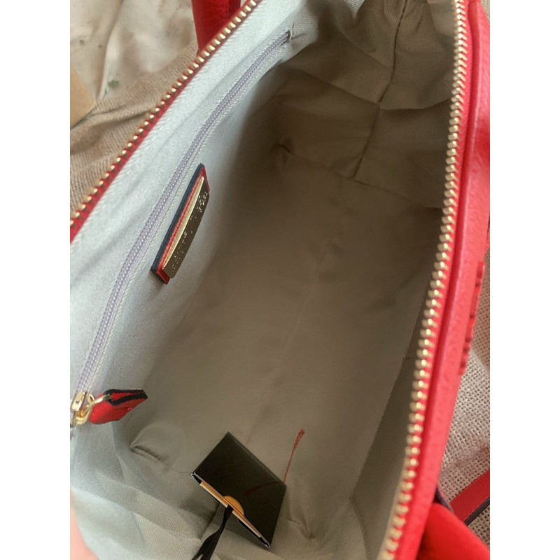Túi VALENTINO satchel đỏ hàng Ý chính hãng