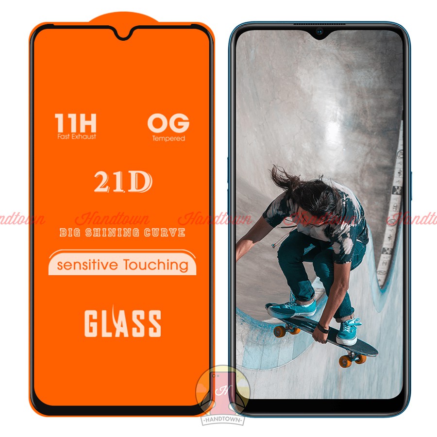Kính Cường lực Oppo A9 2020 Full màn hình 21D Handtown SIÊU BỀN
