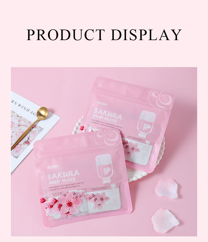 Mặt Nạ Bùn Hoa Anh Đào Laikou Dưỡng Ẩm Kiềm Dầu Se Khít Lỗ Chân Lông | BigBuy360 - bigbuy360.vn