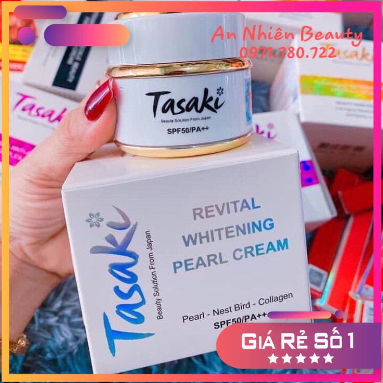 Kem Tasaki ⚡FREE SHIP⚡ Dưỡng Trắng Da Ngọc Trai-Tổ Yến- Collagen