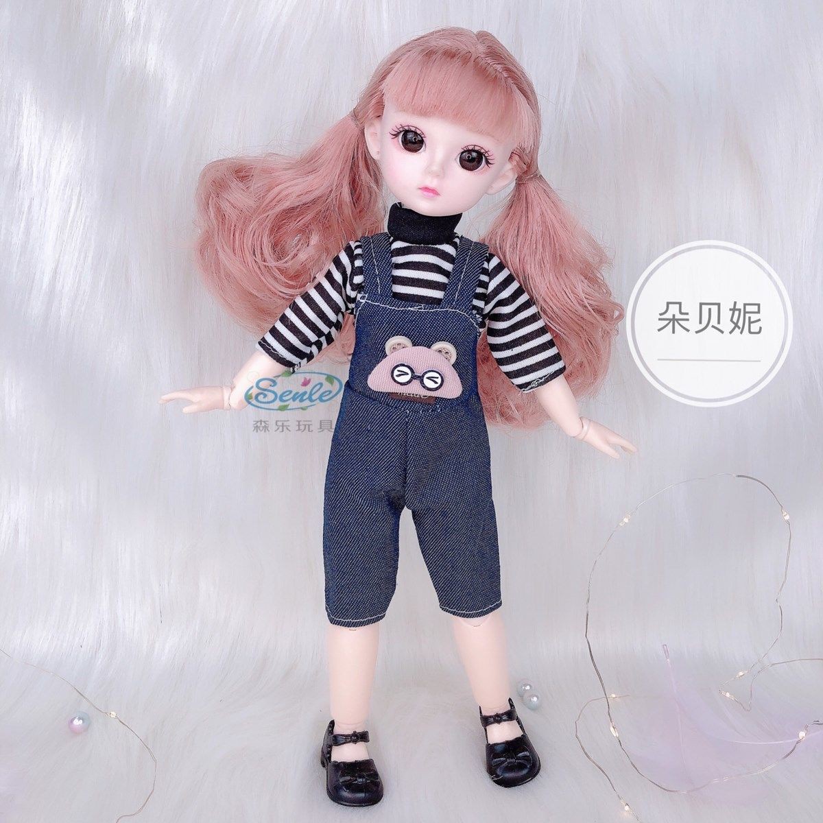 Kính giá lạnh 30cm búp bê Barbie Barbie Barbie Barbie Barbie Barbie Barbie thật thật mảnh búp bê gia đình búp bê đồ chơi sinh nhật