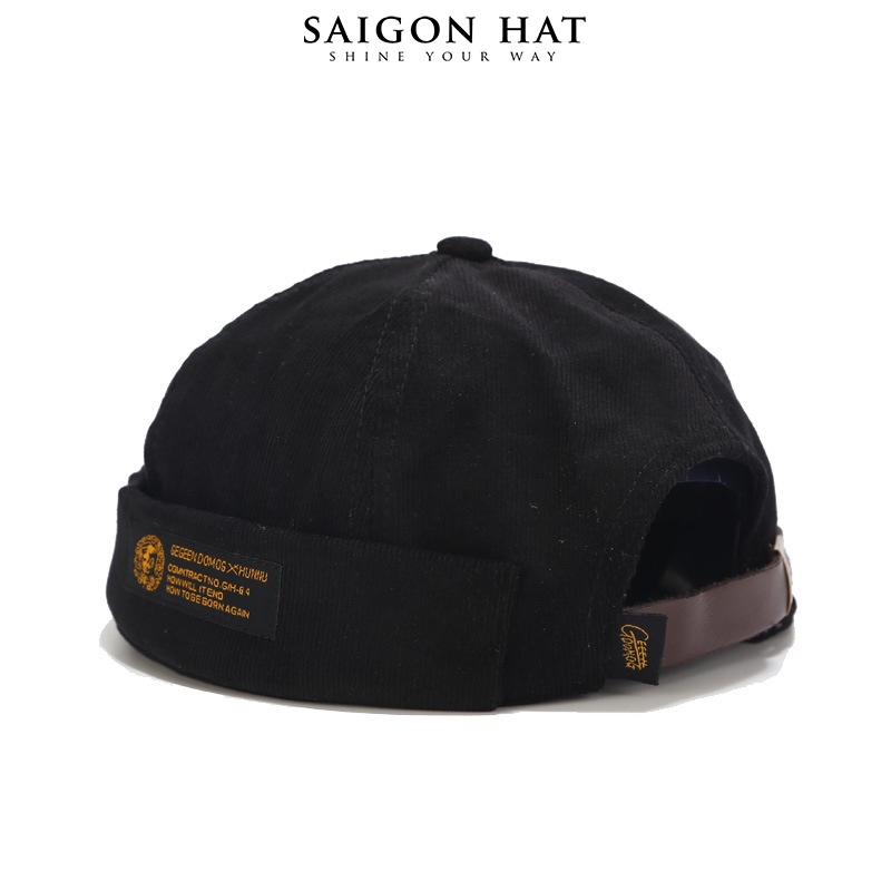 Mũ nón tròn miki hat nam nữ không vành nhung chuẩn form đẹp beanie thời trang thu đông kiểu SAIGON HAT