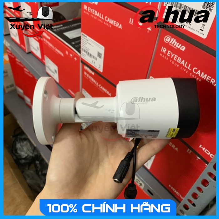 CAMERA DH-HAC-B2A21P 2.0MP Khoáng Bụi Bẩn IP67 Trang Bị Hồng Ngoại Ban Đêm 20m Thông Minh