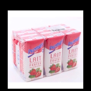 Sữa tươi Promess vị dâu nhập khẩu Pháp