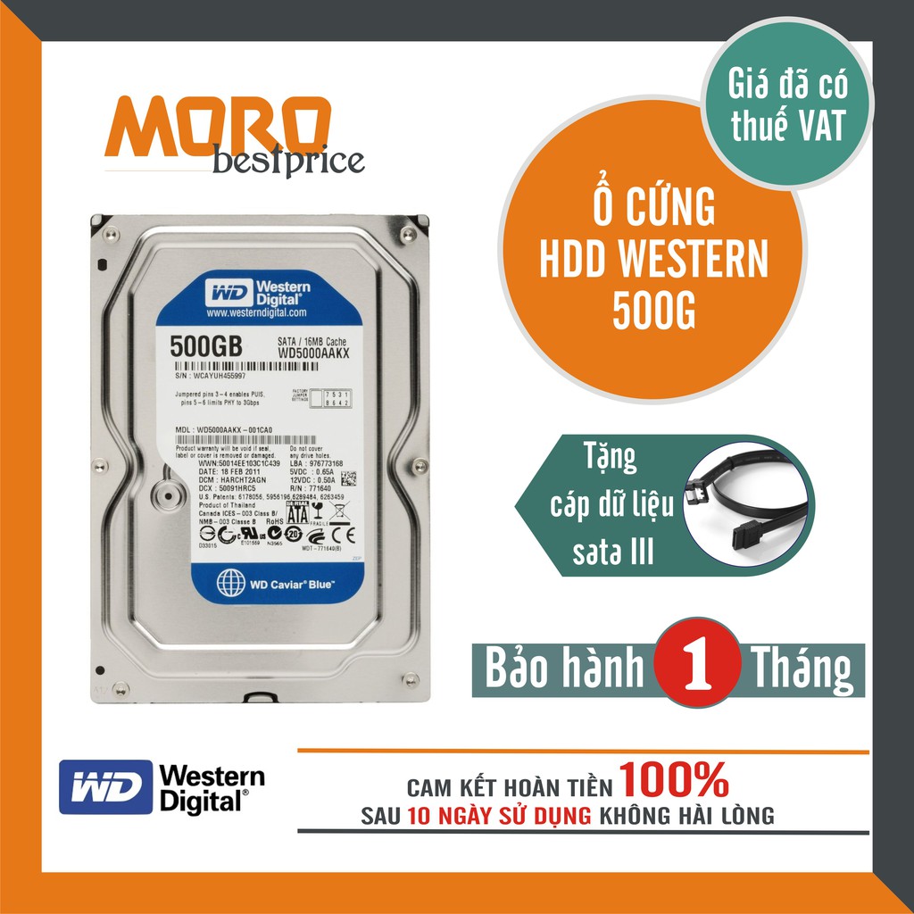 Ổ cứng PC, CAMERA 250GB - 500GB Seagate / Western - mới 99% - bảo hành 1 tháng !