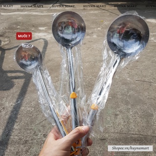 Bộ Muôi Inox Cao Cấp Cán Vàng Nhiều Kích Thước( Muôi Thủng - Muôi Canh - Xẻng Xào) NB53