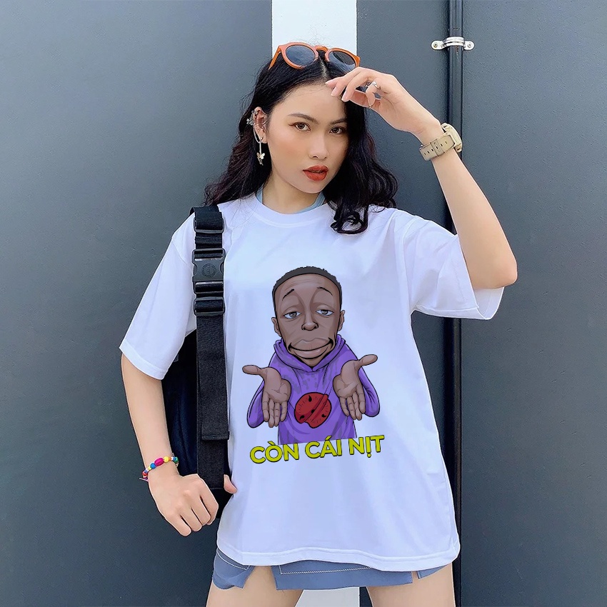 Áo thun in hình  Khabane Lame- CÒN CÁI NỊT (Trắng) - CCN001