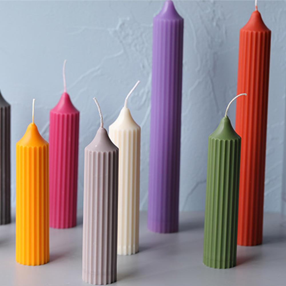 Khuôn Làm Nến Xà Phòng Handmade Bằng Nhựa Hình Trụ Cỡ Lớn