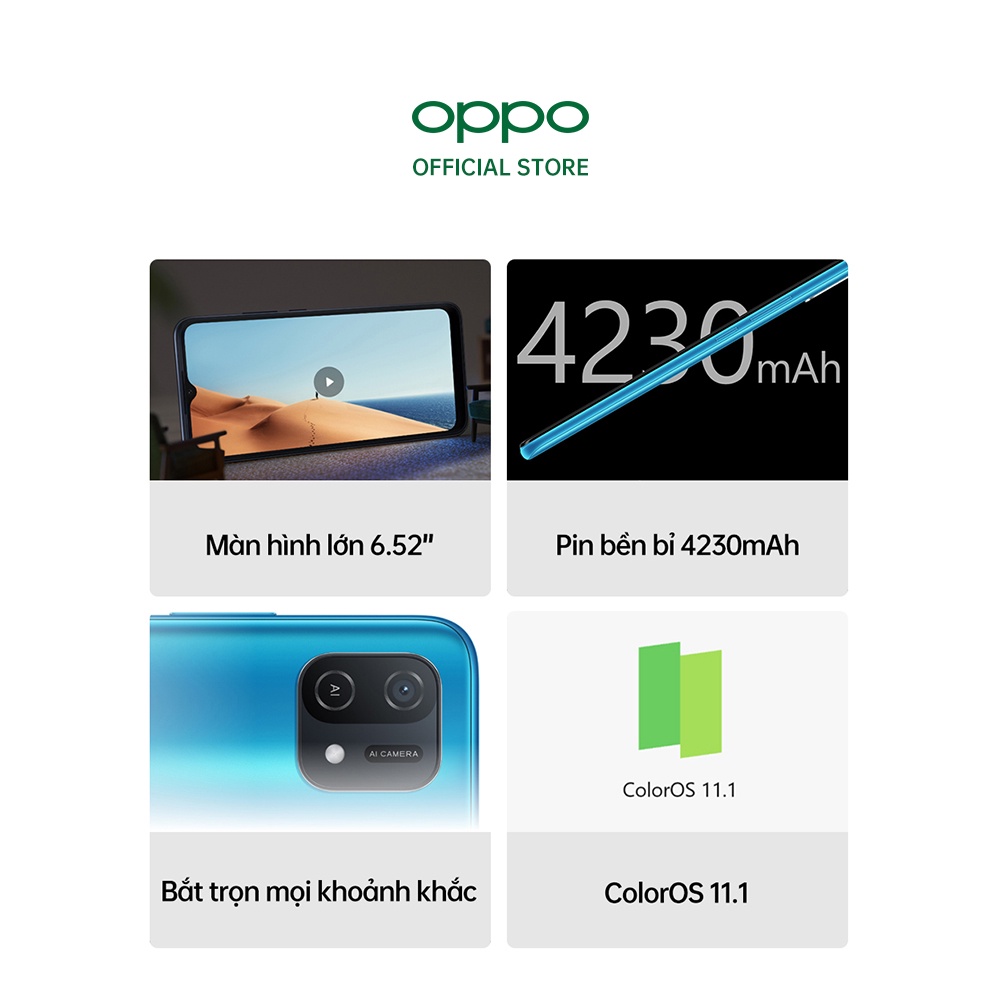 Điện thoại OPPO A16k (3GB/32GB) - Hàng chính hãng