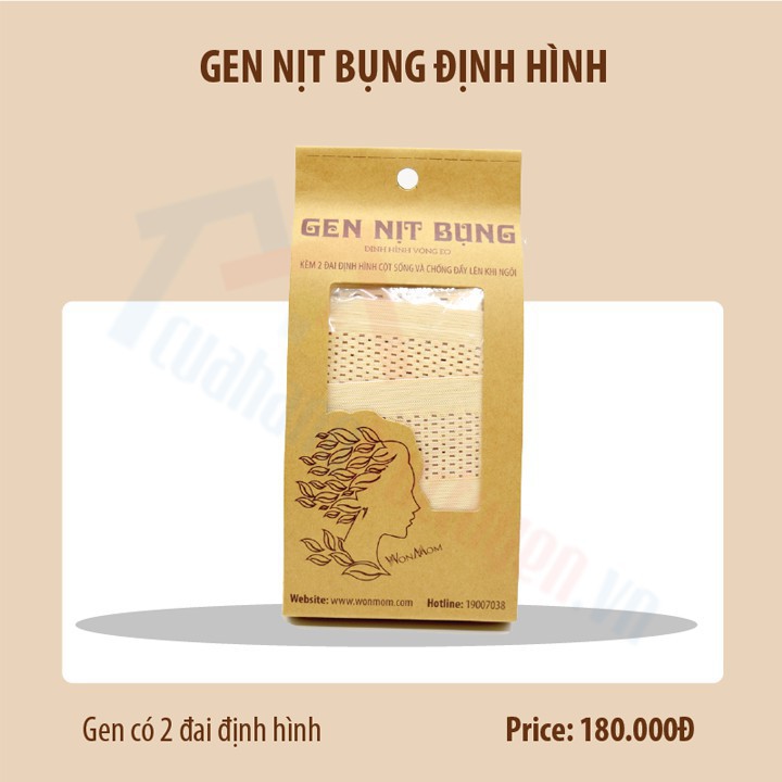 Đai Quấn Bụng,Gen Nịt Bụng Hỗ Trợ Giảm Mỡ Bụng Sau Sinh Freesize Wonmom - Nhanh Chóng Lấy Lại Vóc Dáng Sau Sinh