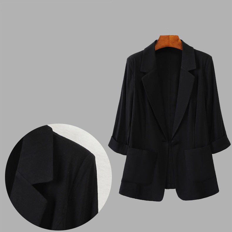 Áo vest balze Linen tay lỡ sắn, thời trang hè thu 2021 | BigBuy360 - bigbuy360.vn