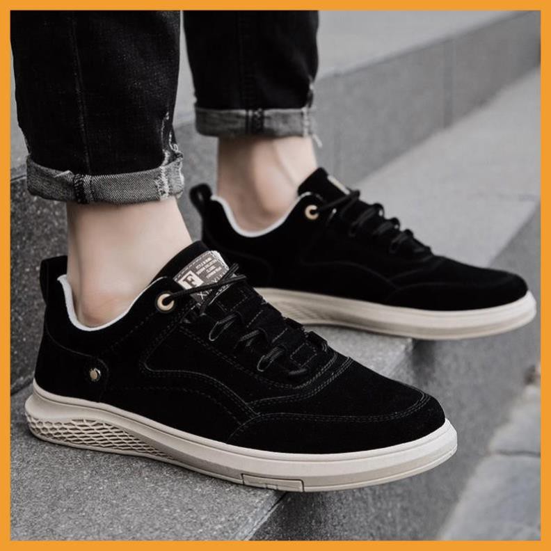 [HÀNG HOT TREND]  Giày Thể Thao Nam, Giày Nam Da lộn Tăng Chiều Cao Phong Cách Cực Ngầu Thời Trang Trẻ Trung | BigBuy360 - bigbuy360.vn