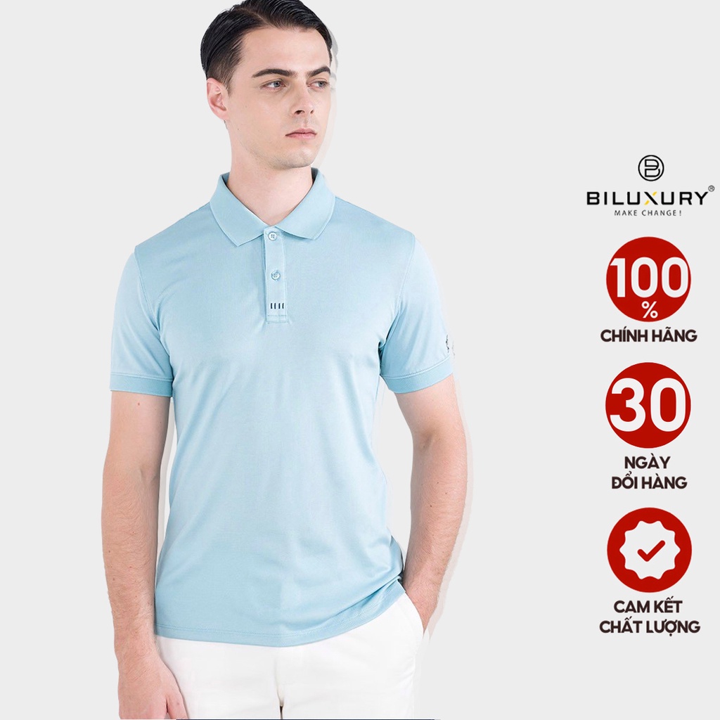 Áo polo nam thun cổ bẻ Biman by Biluxury nhiều màu thoáng mát trẻ trung chất vải co giãn 4 chiều 5APCB007