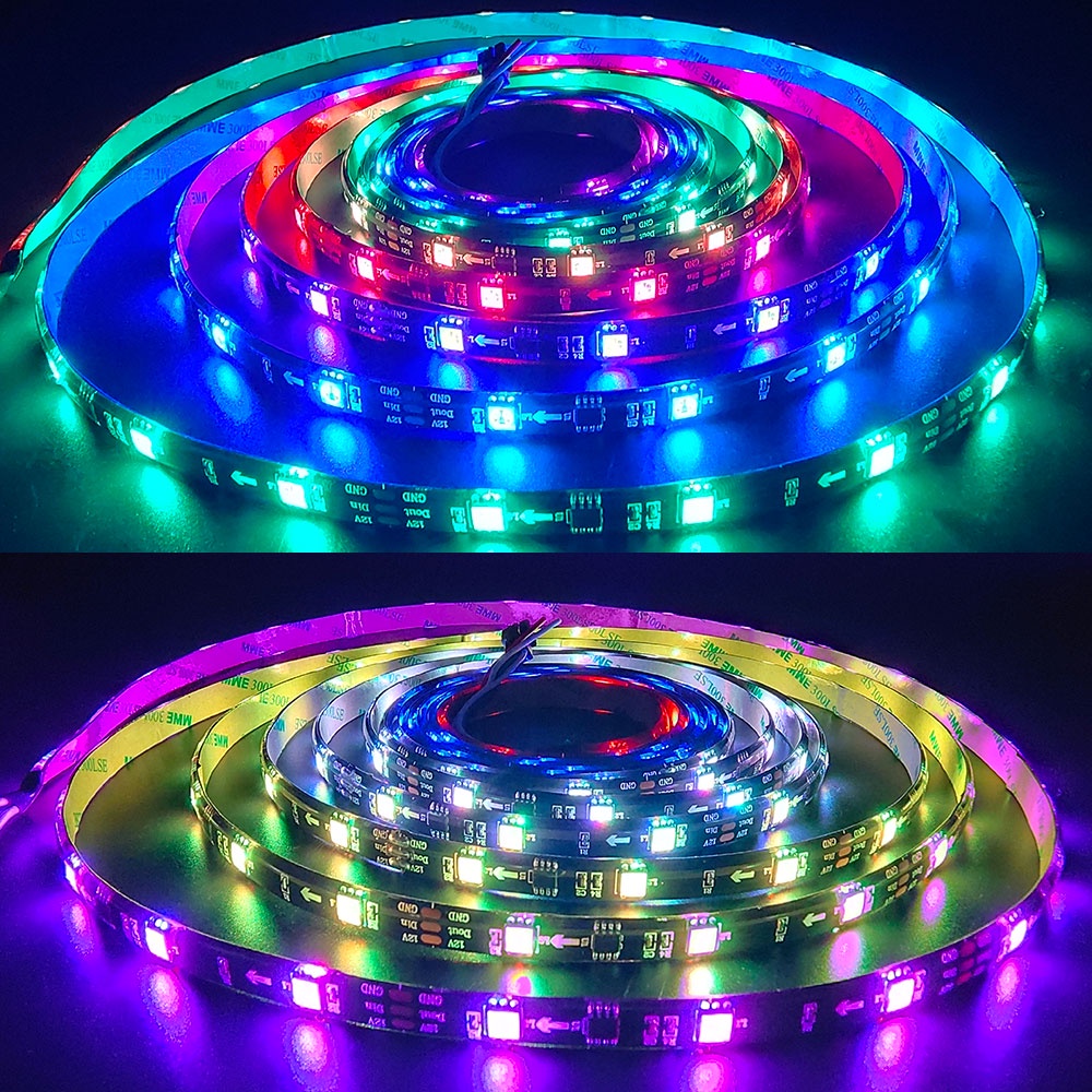 Dây Đèn Led Thông Minh 5m WS2811 30LEDs / m WS2811IC 1 IC 3Leds 5050 SMD DC12V