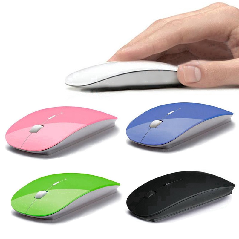 Chuột quang không dây thiết kế nhỏ gọn tiện dụng 2.4Ghz kèm đầu thu USB