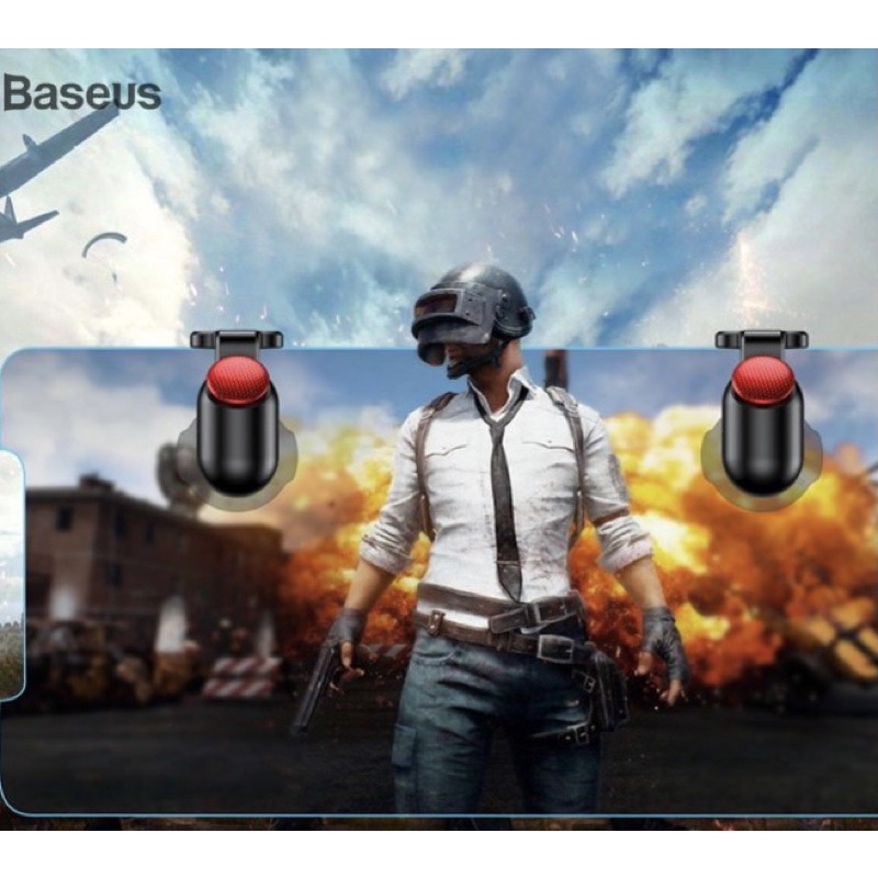 Bộ nút chơi game cơ điều khiển hỗ trợ bắn Baseus Red-Dot Mobile Game Scoring Tool cho điện thoại Android/ iPhone