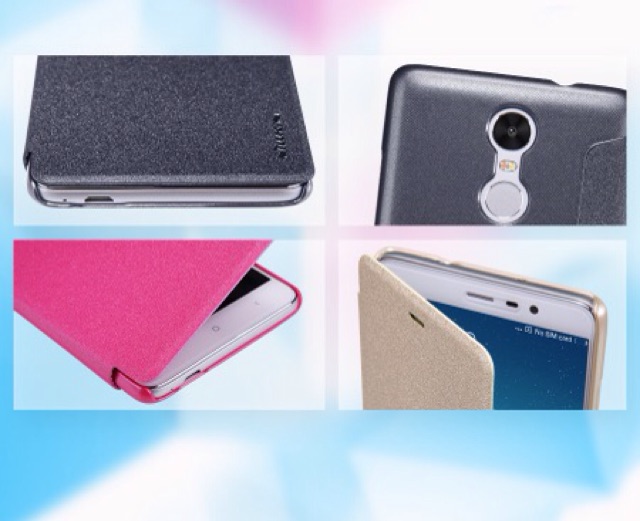 Nillkin Bao Da Điện Thoại Nắp Lật Thời Trang Cho Xiaomi Redmi Note 3